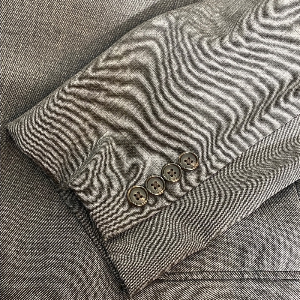 Ralph Lauren Wool Men's Gray Vintage Suit Blazer - Picture 6 of 16